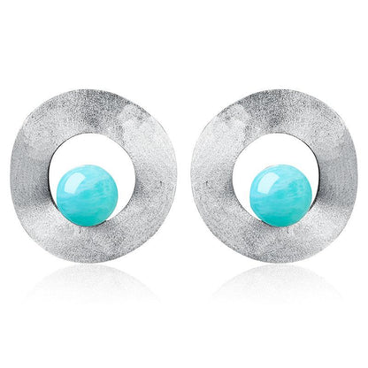 Minimalist Round Stud Earrings 