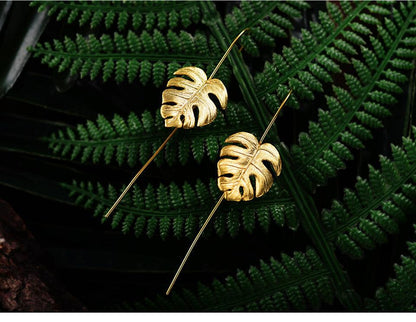 Monster Leaves Earring 