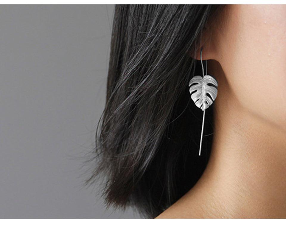 Monster Leaves Earring 