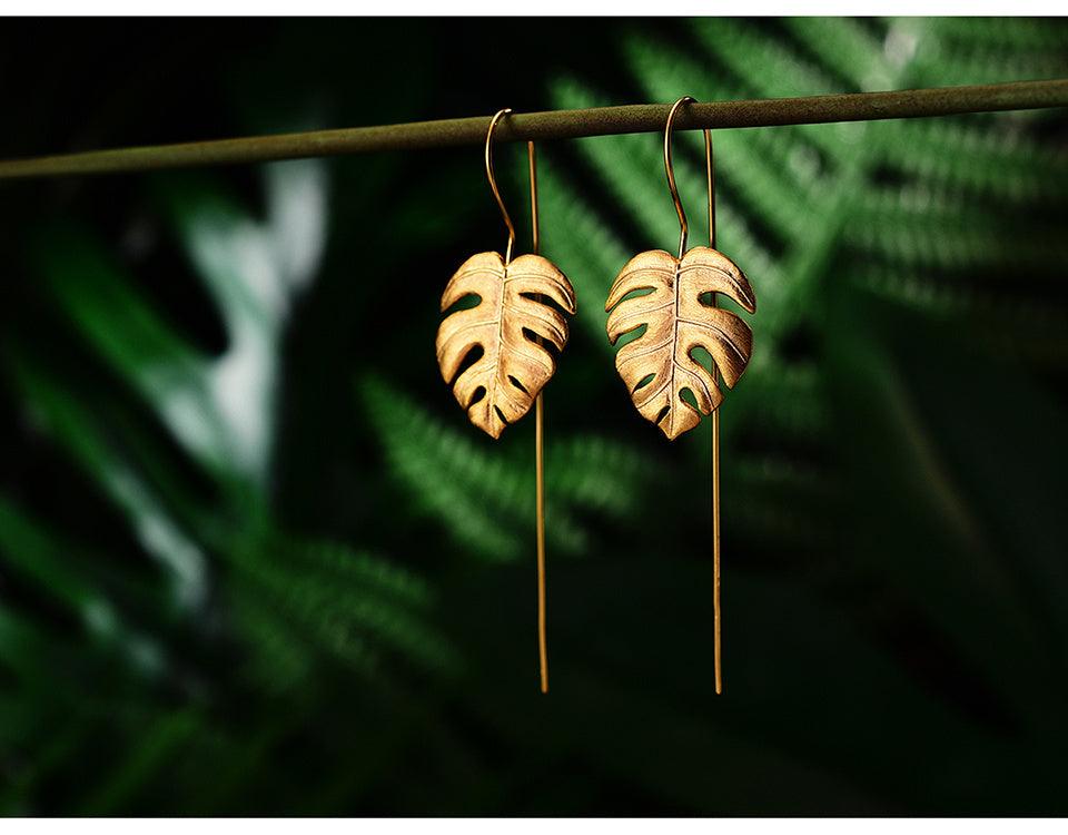 Monster Leaves Earring 