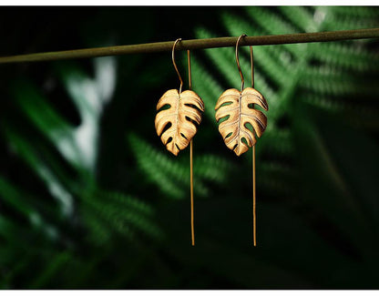 Monster Leaves Earring 