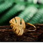 Monstera Leaf Ring 