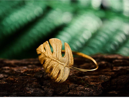 Monstera Leaf Ring 