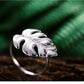 Monstera Leaf Ring 