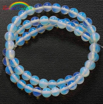 Moonstone Beads, Opalite Gemstone Beads, 4-12mm 