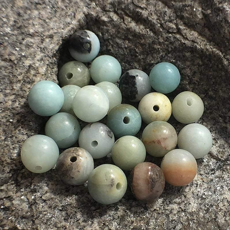 Multicolor Amazonite beads, Wholesale lot, 4-12mm 5-200pcs 