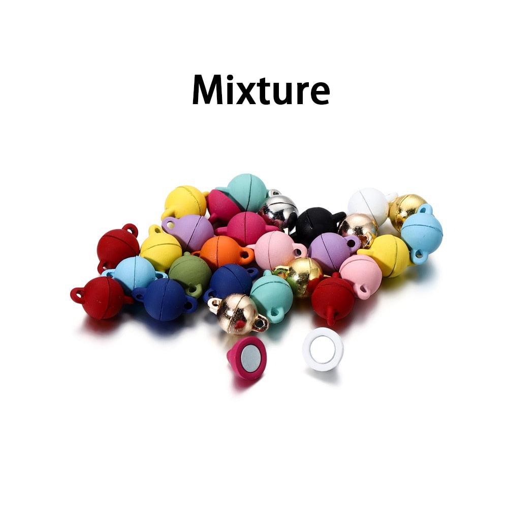 Multicolor Round Magnetic Clasps 