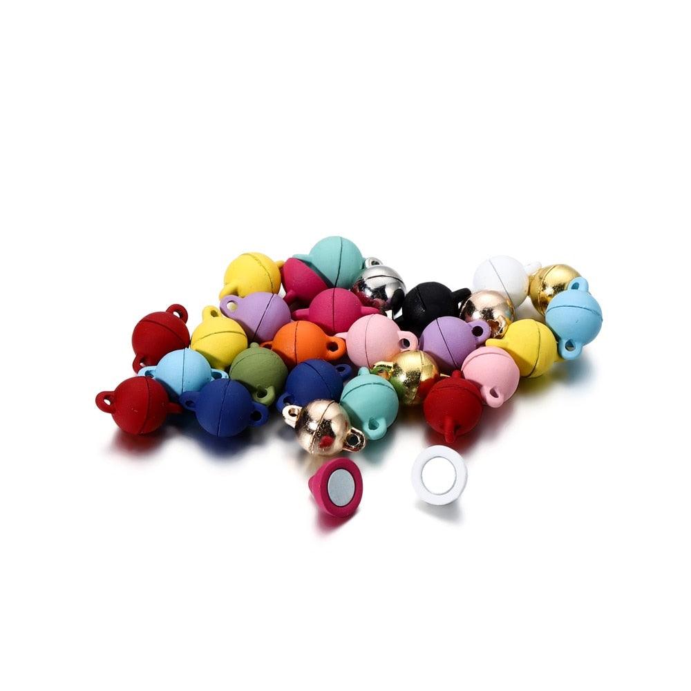 Multicolor Round Magnetic Clasps 