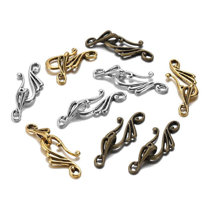 Musical Note Shape Toggle Clasps (Hooks) 