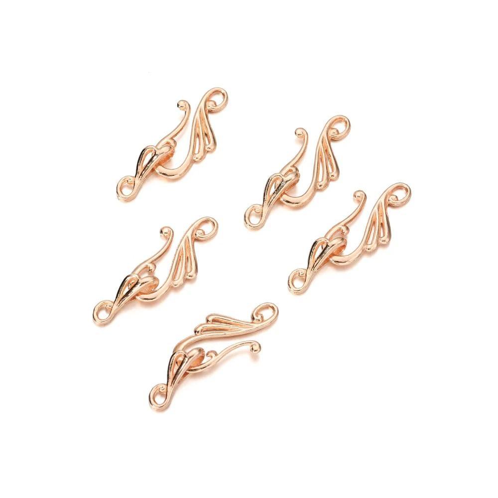 Musical Note Shape Toggle Clasps (Hooks) 