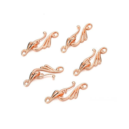 Musical Note Shape Toggle Clasps (Hooks) 