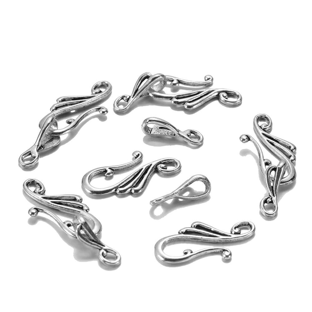 Musical Note Shape Toggle Clasps (Hooks) 