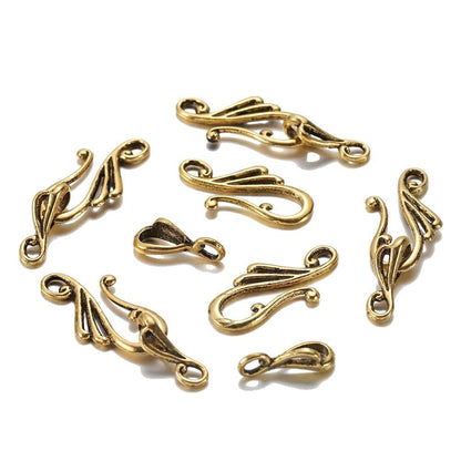 Musical Note Shape Toggle Clasps (Hooks) 