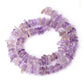 Natural Amethyst and Citrine Nuggets Freeform Rondelle Disk Beads 