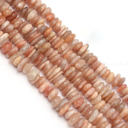 Natural Aventurine beads (Sunstone) Freeform Rondelle, 3-5x8-13mm 