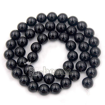 Natural Black Agate Onyx Beads, 2-22mm Round. 15.5'' full strand 