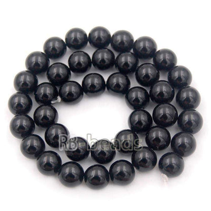 Natural Black Agate Onyx Beads, 2-22mm Round. 15.5'' full strand 