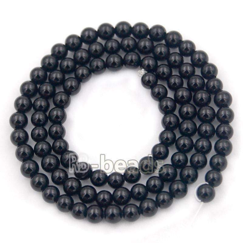 Natural Black Agate Onyx Beads, 2-22mm Round. 15.5'' full strand 