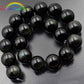 Natural Black Obsidian beads, Jewelry Gemstone, 4-20mm, 15.5'' strand 