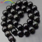 Natural Black Obsidian beads, Jewelry Gemstone, 4-20mm, 15.5'' strand 