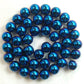 Natural Blue Hematite Beads, 4-10mm Round, 15.5''' full strand 