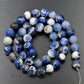 Natural Blue Sodalite Beads, Blue Gemstone beads, Stone Beads, Spacer Beads, Round Natural Beads, Full Strand, 4mm 6mm 8mm 10mm 