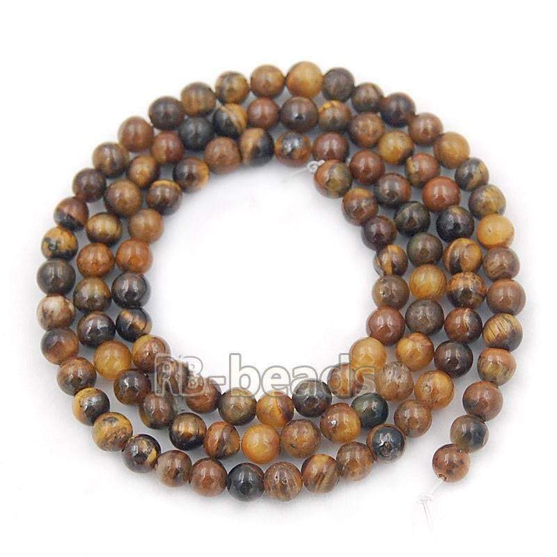 Natural Brown Yellow Tiger Eye Beads,  Gemstone Beads, Jewelry Spacer Stone Round Beads, 4mm 6mm 8mm 10mm 12mm 14mm 