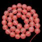 Natural Cherry Quartz Beads, Rose Pink Gem 4mm 6mm 8mm 10mm Stone Round Jewelry Gemstone Beads For Jewelry making 