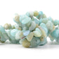Natural Chip Blue Amazonite Beads, 5~8mm 34 Inc per strand 