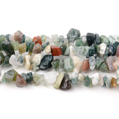 Natural Chip Indian Agate Beads, 5~8mm, 34 Inc per strand 