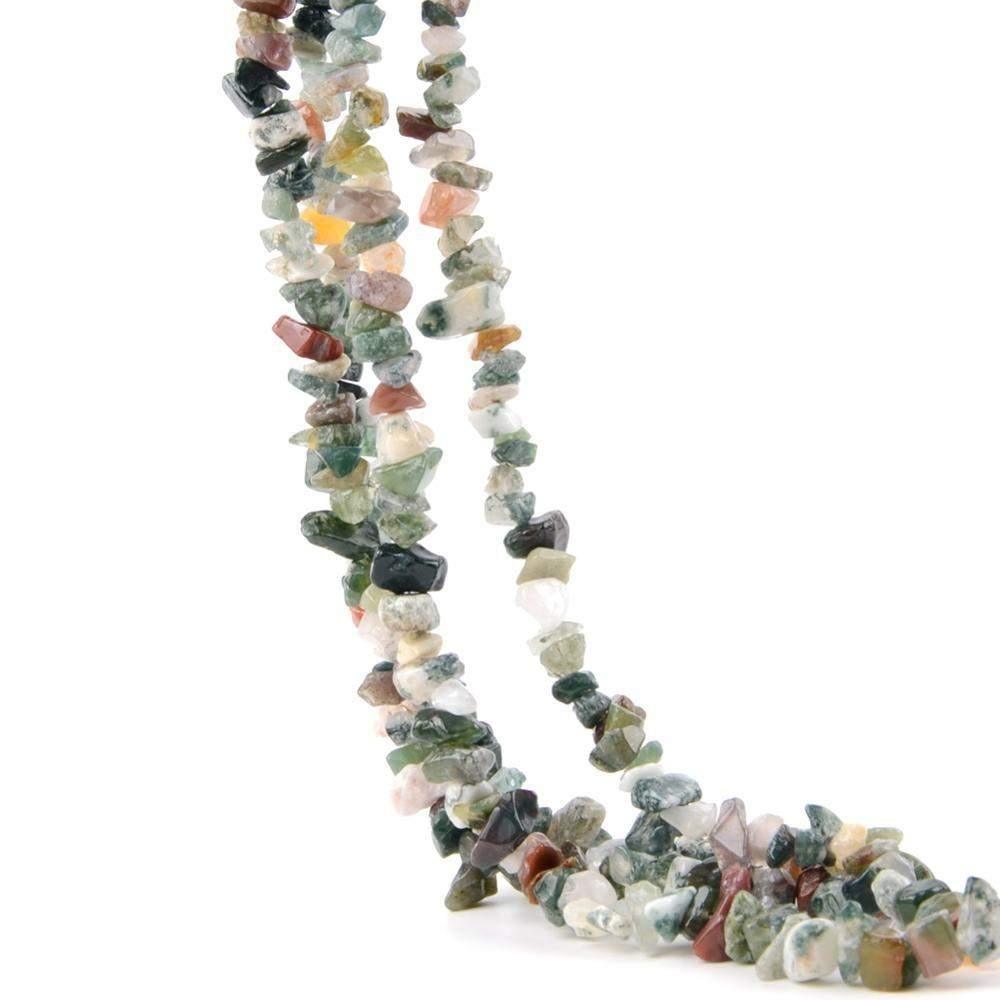 Natural Chip Indian Agate Beads, 5~8mm, 34 Inc per strand 