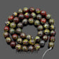 Natural Dragon Bloodstone Round Beads, size 4-12mm, 15.5'' inch strand 