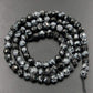 Natural Faceted SnowFlake Jasper Beads, 4-8mm, 15.5'' strand 