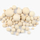 Natural large Wood Round Ball Beads, No Hole, for macrame, Eco-Friendly (Natural Color) Jewelry Beads 8/10/12/14/16/20/25/30/35/40mm 