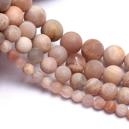 Natural Matte Frosted goldstone Sunstone Beads, 4-10mm 15.5'' inch strand 