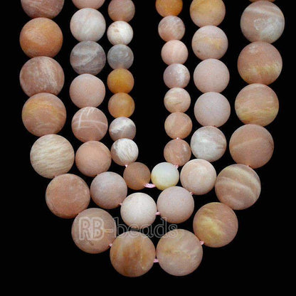 Natural Matte Frosted goldstone Sunstone Beads, 4-10mm 15.5'' inch strand 