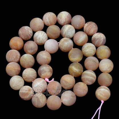 Natural Matte Frosted goldstone Sunstone Beads, 4-10mm 15.5'' inch strand 