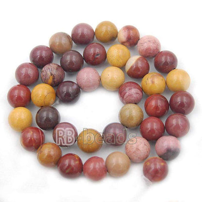 Natural Moukaite Jasper  beads, 2-10mm Round stone, 15.5'' strand 