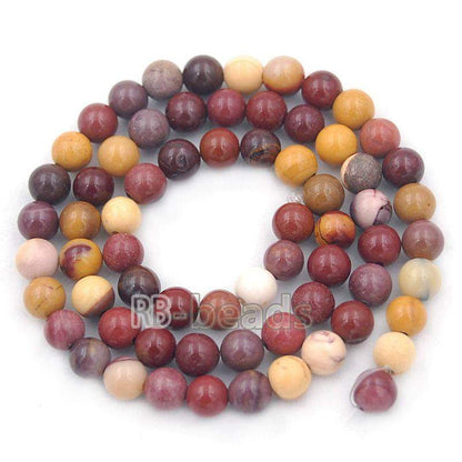 Natural Moukaite Jasper  beads, 2-10mm Round stone, 15.5'' strand 