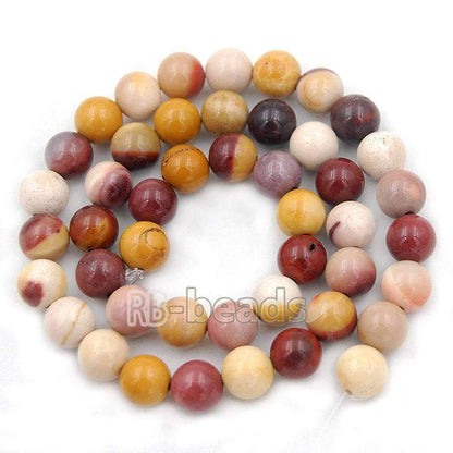 Natural Moukaite Jasper  beads, 2-10mm Round stone, 15.5'' strand 