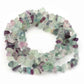 Natural Multicolor Fluorite Beads, Chip,  5~8mm 34 Inc strand 