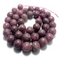Natural Purple Lepidolite beads, Gemstone, 15''5 strand 4-12mm 