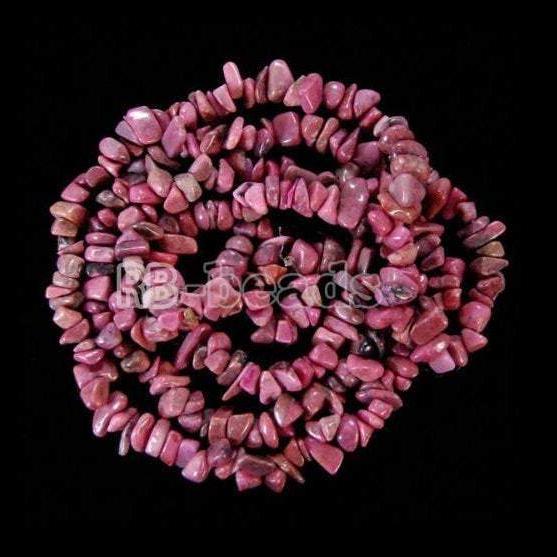 Natural Red Black Rhodonite Chip Beads, Gemstone Spacer Beads, Polished Stone Smooth Beads,  5~8mm 34 Inc strand, Wholesale Jewelry beads 