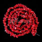 Natural Red Coral Chip Beads, size 5~8mm, 34 Inc per strand, 