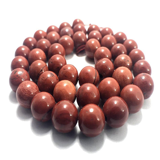 Natural Red Jasper Beads, Round stone 2-12mm, 15.5'' strand 