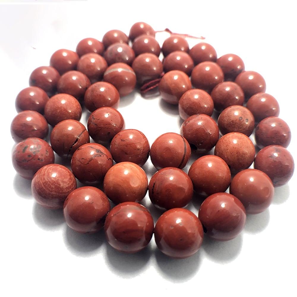 Natural Red Jasper Beads, Round stone 2-12mm, 15.5'' strand 