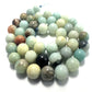 Natural Round Colorfull Amazonite Beads, Size 4-16mm, 15.5'' strand 