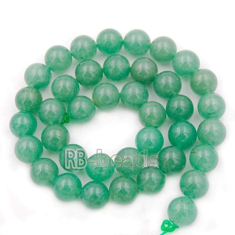 Natural Round Green Aventurine Beads, size 4-10mm, 15.5'' inch strand 