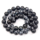 Natural SnowFlake Round Jasper Beads, 4-10mm, 15.5 strand 