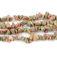 Natural Unakite Jasper Chip Beads, 5~8mm 34 Inc per strand 
